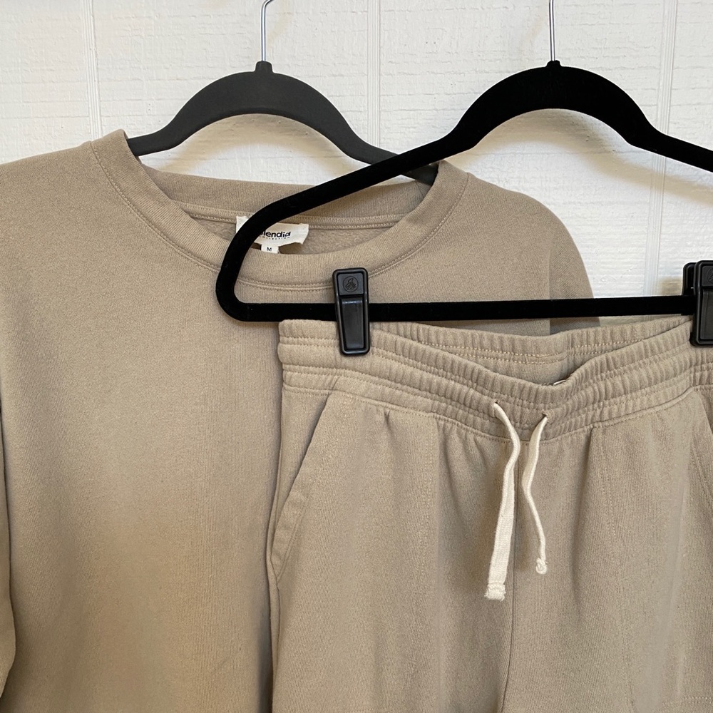 Splendid sweatshirt and sweatpants in ECO fabric